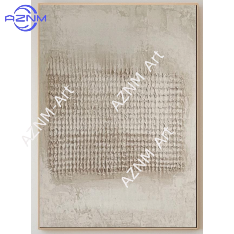 1/2Pcs Textured Beige Abstract - Abstract Canvas Set incelemesi ve fiyatı