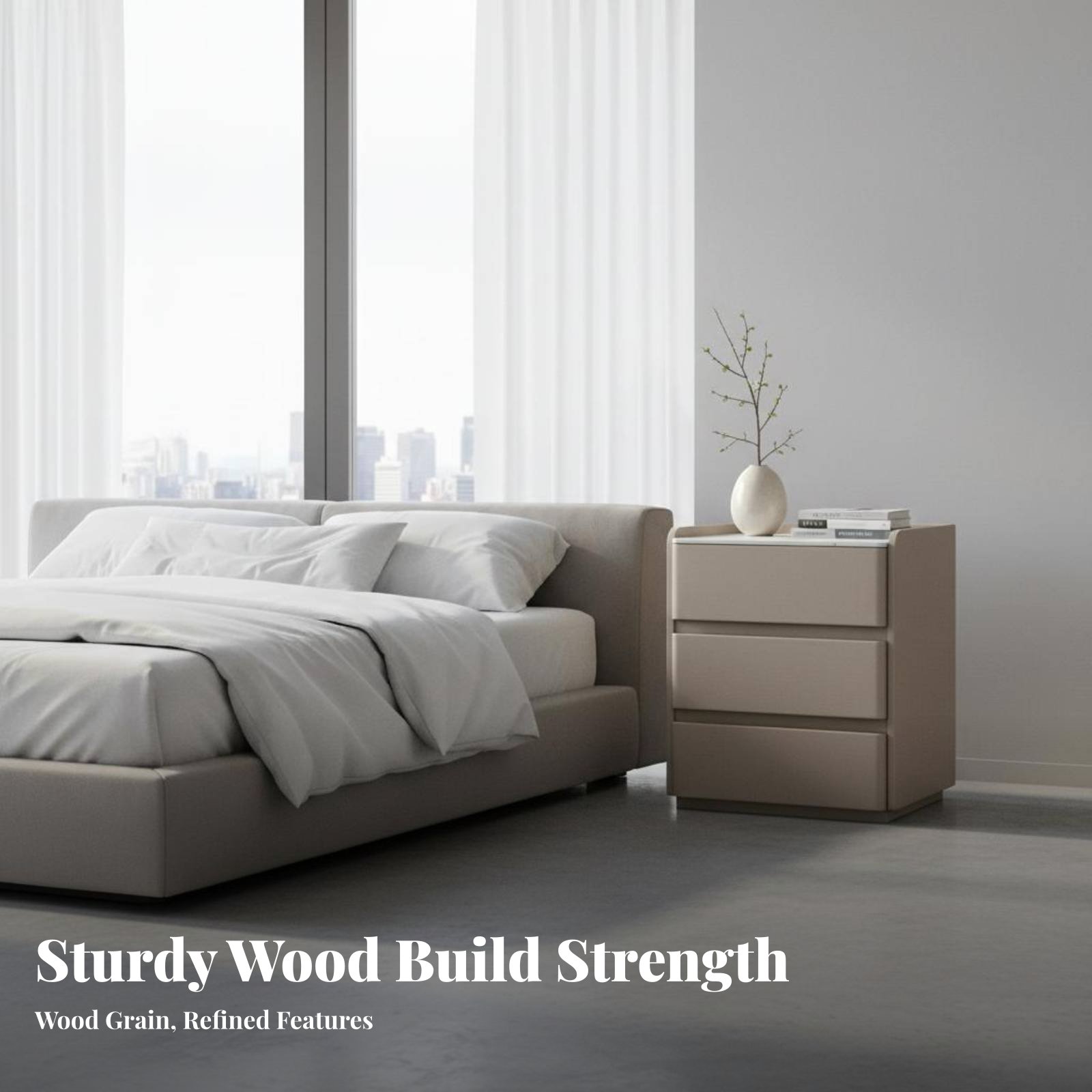 3-Drawer End Table Modern Desi - Interior Design Guest Room incelemesi ve fiyatı