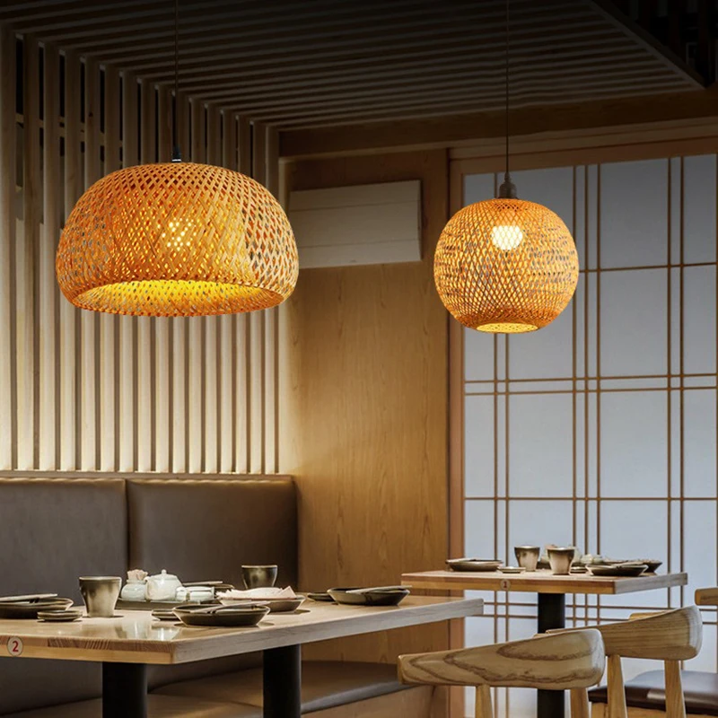 Bamboo Lantern 26cm Pendant La - Wicker Pendant Shade incelemesi ve fiyatı