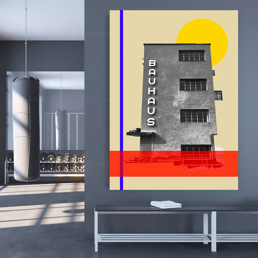 bauhaus travel poster, mid cen - Interior Design York incelemesi ve fiyatı