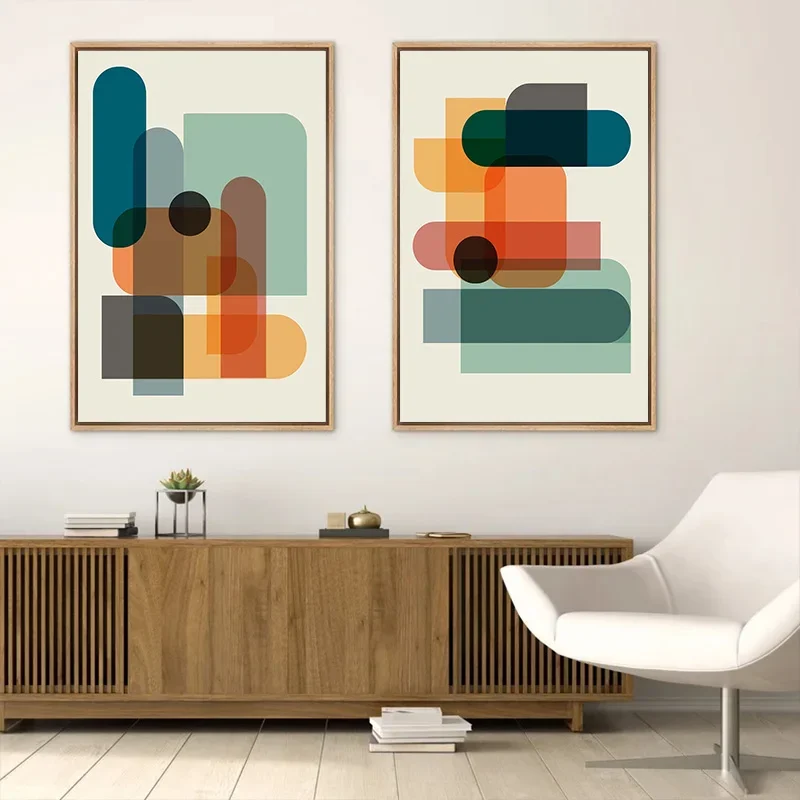 Fun Set of Colorful Prints Abs - Abstract Canvas Set incelemesi ve fiyatı