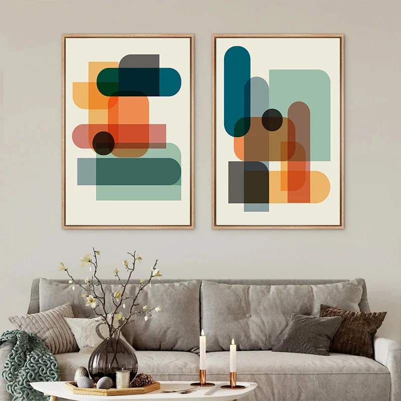 Fun Set of Colorful Prints Abs - Abstract Canvas Set incelemesi ve fiyatı