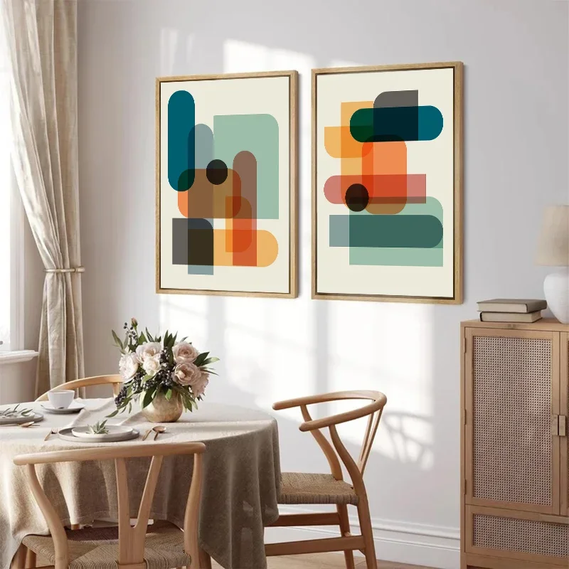 Fun Set of Colorful Prints Abs - Abstract Canvas Set incelemesi ve fiyatı
