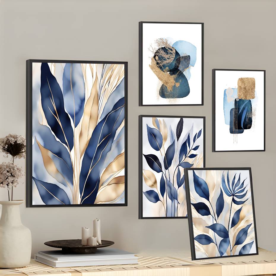 Luxury Blue Leaves Design Post - Interior Design Landscape incelemesi ve fiyatı