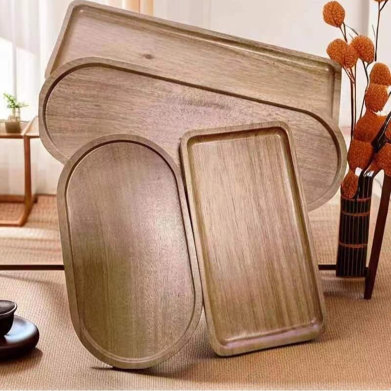 Wabi Sabi Style Acacia Wood De - Travertine Tray Oval incelemesi ve fiyatı
