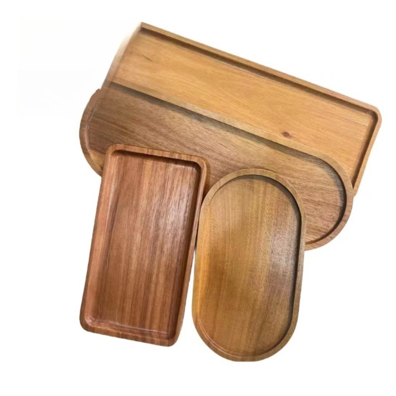 Wabi Sabi Style Acacia Wood De - Travertine Tray Oval incelemesi ve fiyatı
