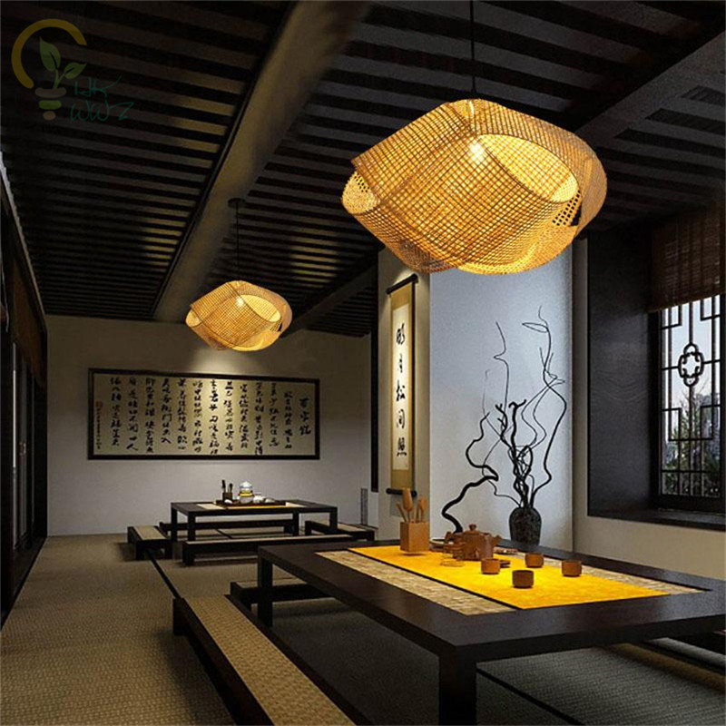 New Chinese Bamboo Wicker Ratt - Wicker Pendant Shade incelemesi ve fiyatı