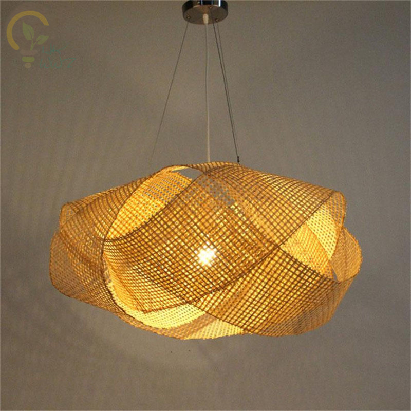 New Chinese Bamboo Wicker Ratt - Wicker Pendant Shade incelemesi ve fiyatı