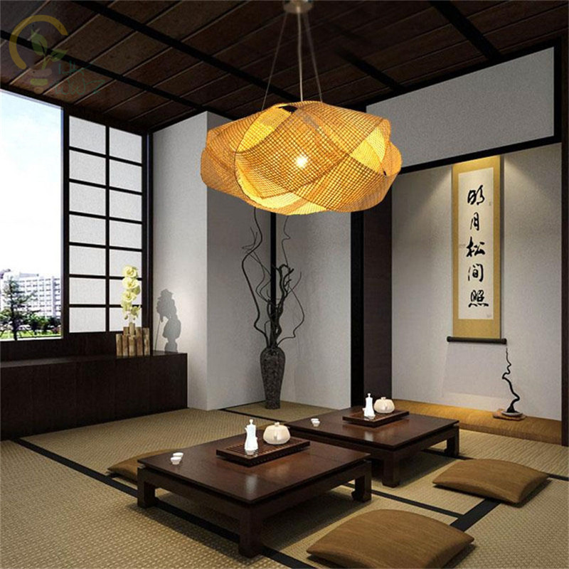 New Chinese Bamboo Wicker Ratt - Wicker Pendant Shade incelemesi ve fiyatı