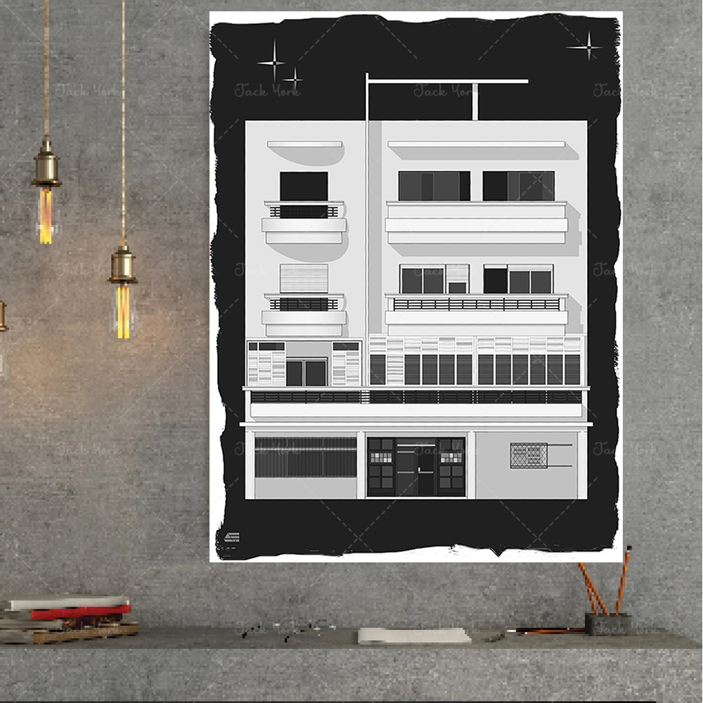 Bauhaus Tel Aviv Print | Moder - Interior Design York incelemesi ve fiyatı