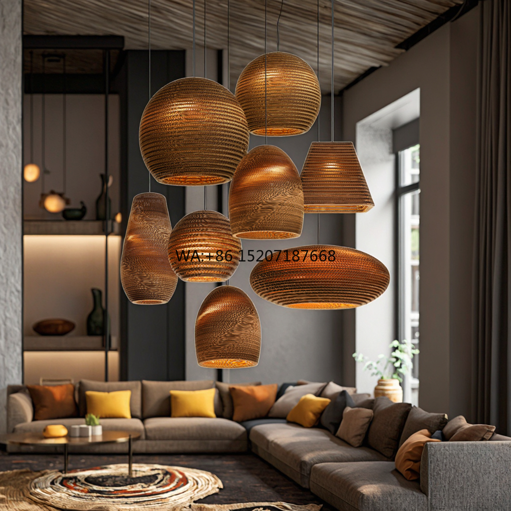 Wooden Shade Hanging Ceiling W - Wicker Pendant Shade incelemesi ve fiyatı
